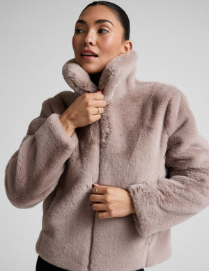 On The List Faux Fur Jacket