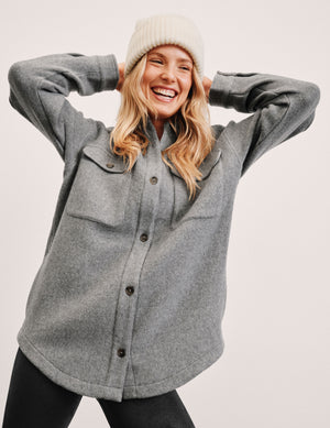 Insulated Wool Shirt Jacket