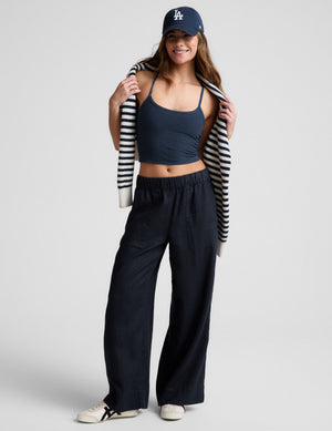 SoftWash Linen Easy Wide Leg Pant 31