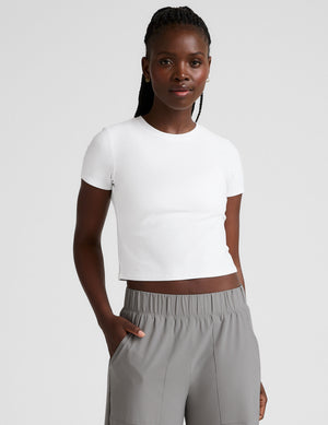 Featherweight Cropped Tee