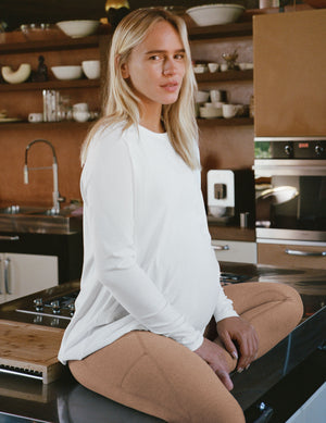 Featherweight Feels Like Home Long Sleeve Maternity Top