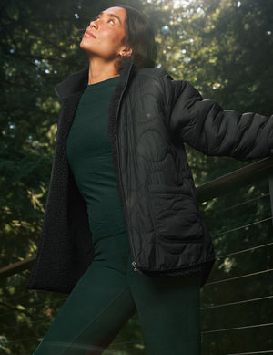 2-Way Quilted Jacket