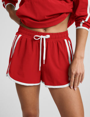 Red Stretch Woven The Course 2.5