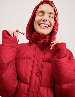 Big Cozy Hooded Puffer Jacket