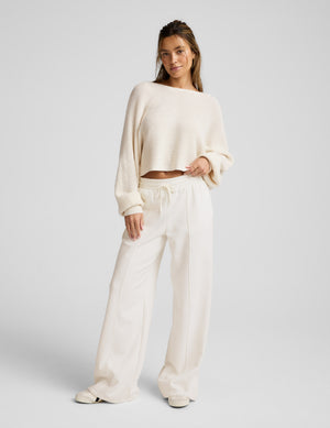 Ready For Barre Cropped Sweater